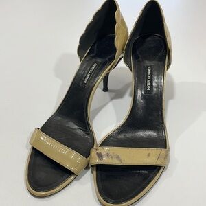 GIORGIO ARMANI | Tan Kitten Heels